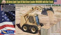 35GM0009  техника и вооружение  US Army Light Type III Skid Steer Loader M400W w/Bar Track  (1:35) 4892667350095