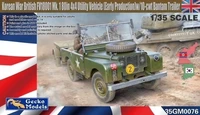 35GM0076  техника и вооружение  British FV18001 Mk.1 80in 4x4 (Early) w/10-cwt Bantam Trailer (1:35) 4892667350767