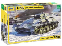 3631  техника и вооружение  Т-70Б Советский лёгкий танк  (1:35) 4600327036315