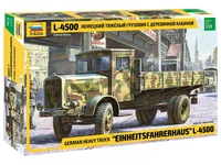 3647  техника и вооружение  Немецкий грузовик L-4500 с деревянной кабиной  (1:35) 4600327036476