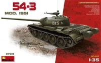 37015  техника и вооружение  Танк-54-3  Mod. 1951  (1:35) 2000002099680