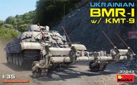 37043  техника и вооружение  Ukrainian BMR-1 with KMT-9  (1:35) 4820183312358