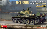 37069  техника и вооружение  Танк-34/85 CZECHOSLOVAK PROD. EARLY TYPE. INTERIOR KIT  (1:35) 4820183313201
