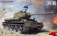 37075  техника и вооружение  SYRIAN Танк-34/85  (1:35) 4820183313928