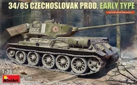 37085  техника и вооружение  Танк-34/85 CZECHOSLOVAK PROD. EARLY TYPE  (1:35) 4820183313492