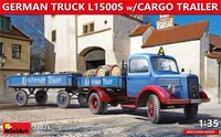 38023  техника и вооружение  GERMAN TRUCK L1500S w/CARGO TRAILER  (1:35) 4820183313805