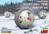 40008  техника и вооружение  Soviet Ball Tank with Winter Ski  (1:35) 4820183312242