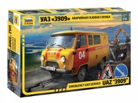 43003  техника и вооружение  УАЗ 3909 Аварийная газовая служба  (1:43) 4600327430038