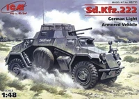 48191  техника и вооружение  Бронеавтомобиль  Sd.Kfz.222 (1:48) 2000000003382