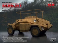 48194  техника и вооружение  Sd.Kfz.261, German Radio Communication Vehicle  (1:48) 2000000086347