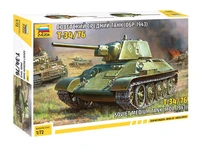 5001  техника и вооружение  Т-34/76 1943г. (1:72) 4600327050014