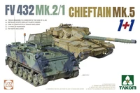 5008  техника и вооружение  FV432 Mk.2/1+ Chieftain MK.5 (2 модели)  (1:72) 4897051421726