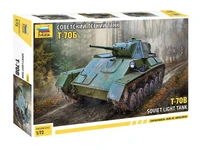5078  техника и вооружение  Советский танк Т-70Б  (1:72) 4600327050786