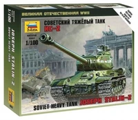 6201  техника и вооружение  танк советский ИС-2  (1:100) 4600327062017