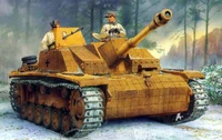 6454  техника и вооружение  САУ 10,5cm STURMHAUBITZE 42 Ausf.G w/ZIMMERIT (1:35) 89195864543