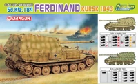 6495  техника и вооружение  САУ Sd.Kfz.184 Ferdinand, Kursk 1943 (1:35) 89195864956