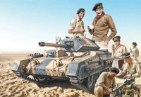 6592  техника и вооружение  Crusader Mk. III with British Crew  (1:35) 8001283065924