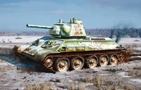 6621  техника и вооружение  Tанк-34/76 Mod.1943 w/Commander Cupola No. 112 Factory  (1:35) 89195866219