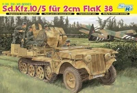 6676  техника и вооружение  Sd.Kfz.10/5 fur 2cm FlaK 38 (SMART KIT)  (1:35) 4545782027587