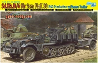 6711  техника и вооружение  САУ Sd.Kfz.10/4 fur 2cm Flak 30 1040 Production with Ammo Trailer (1:35) 89195867117
