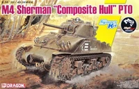 6740  техника и вооружение  M4 Sherman "Composite Hull" PTO с траками  (1:35) 89195867407