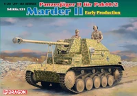 6769  техника и вооружение  САУ Panzerjager II fur Pak40/2,Sd.Kfz131 MarderII Early Production(1:35) 89195867698