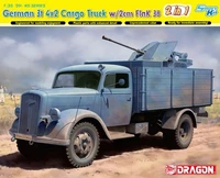 6828  техника и вооружение  German 3t 4x2 Cargo Truck w/2cm FlaK 38 (2 in 1)  (1:35) 89195868282