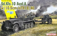 6939  техника и вооружение  Sd.Kfz. 10 Ausf. A w/le.FH.18/40  (1:35) 89195869395