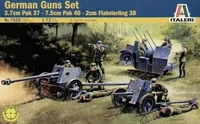 7026  техника и вооружение  3.7cm Pak 37 - 7.5cm Pak 40 - 2cm Flakvierling 38  (1:72) 8001283070263