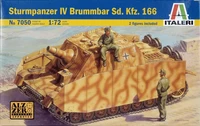 7050  техника и вооружение  Sturmpanzer IV Brummbar Sd. Kfz. 166   (1:72) 8001283070508