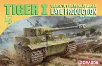 7203  техника и вооружение  Tiger I Sd.Kfz. 181 Ausf. E Late Production w/Zimmerit  (1:72) 89195872036
