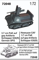 72048  техника и вооружение  German SPG 3.7cm PaK auf gep Artillerie Schlepper 630(R)  (1:72) 2000002046998