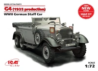 72471  техника и вооружение  Германский автомобиль G4 (1935г)  (1:72) 2000000069401