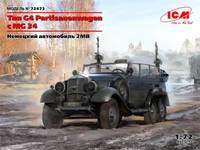 72473  техника и вооружение  Type G4 Partisanenwagen with MG 34  (1:72) 4823044408542