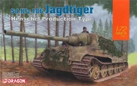 7563  техника и вооружение  САУ Sd. Kfz. 186 Jagdtiger Henschel Production Type  (1:72) 89195875631