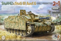 8009  техника и вооружение  StuH.42 &amp; StuG.III Ausf.G Early (2 in 1)  (1:35) 4897051422235