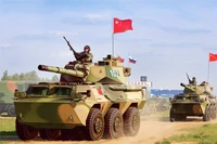 82485  техника и вооружение  PLA PTL02 Wheeled Tank Destroyer  (1:35) 6939319224859