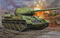 82602  техника и вооружение  Soviet Танк-34/85  (1:16) 6939319226020