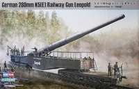 82903  техника и вооружение  пушка Germany 280mm Kanone 5 (E) Railway GUN Leopold  (1:72) 6939319229038