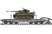 82934  техника и вооружение  Schwere Plattform SSyms 80&amp;Pz.Kpfw.VI Ausf.E Tiger I (Mid Prod)  (1:72) 6939319229342