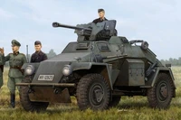 83814  техника и вооружение  German Le.Pz.Sp.Wg.(Sd.Kfz.221) Leichter Panzerspähwagen late (1:35) 6939319238146