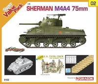 9102  техника и вооружение  Sherman M4A4 75mm  (1:35) 89195891020