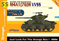 9155  техника и вооружение  M4A1(76)W VVSS + Logs And Backpacks (1:35) 89195891556