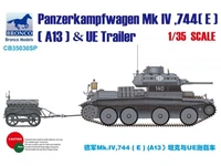 CB35030SP  техника и вооружение  Panzerkampfwagen Mk IV, 744(E) (A13) &amp; UE Trailer  (1:35) 4544032742225