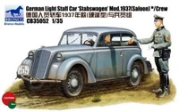 CB35052  техника и вооружение  German  Staff Car 'Stabswagen' Mod.1937 (Saloon) w/Crew  (1:35) 4544032673277