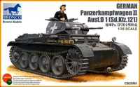 CB35061  техника и вооружение  German Panzerkampfwagen II Ausf.D1 (Sd.Kfz.121) (1:35) 4544032681579