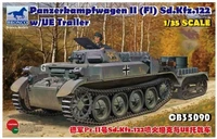 CB35090  техника и вооружение  Panzerkampfwagen II (Fl) Sd.Kfz. 122 w/UE Trailer  (1:35) 4544032689131