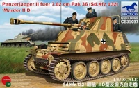 CB35097  техника и вооружение  Panzerjaeger II fuer 7.62 cm PaK 36 (Sd.Kfz. 132) Marder II D  (1:35) 4544032689155