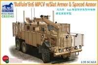 CB35145  техника и вооружение  'Buffalo' 6x6 MPCV w/Slat Armor &amp; Spaced Armor  (1:35) 4544032727376