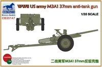 CB35147  техника и вооружение  WWII US army M3A1 37mm anti-tank gun  (1:35) 6970162330175